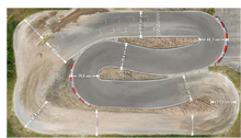 Bemaßung Rallyecross Groß Dölln 3,15 × 1,75 m