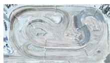 Niskanperä-Course Schnee – 1,30 × 0,72 m