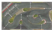 Bemaßung SPA-Raceway wet TT 2,70 × 1,50 m