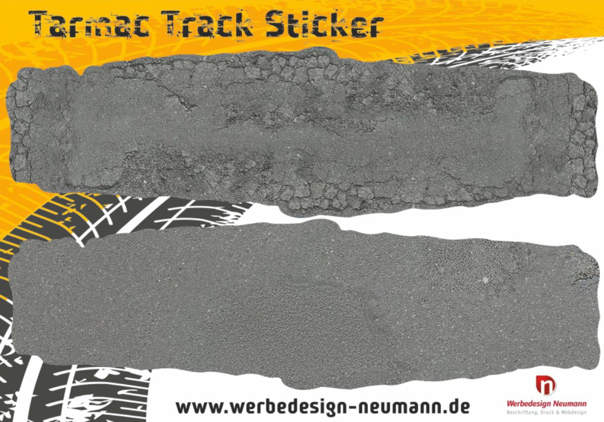 Tarmac Track Sticker  2 Bögen