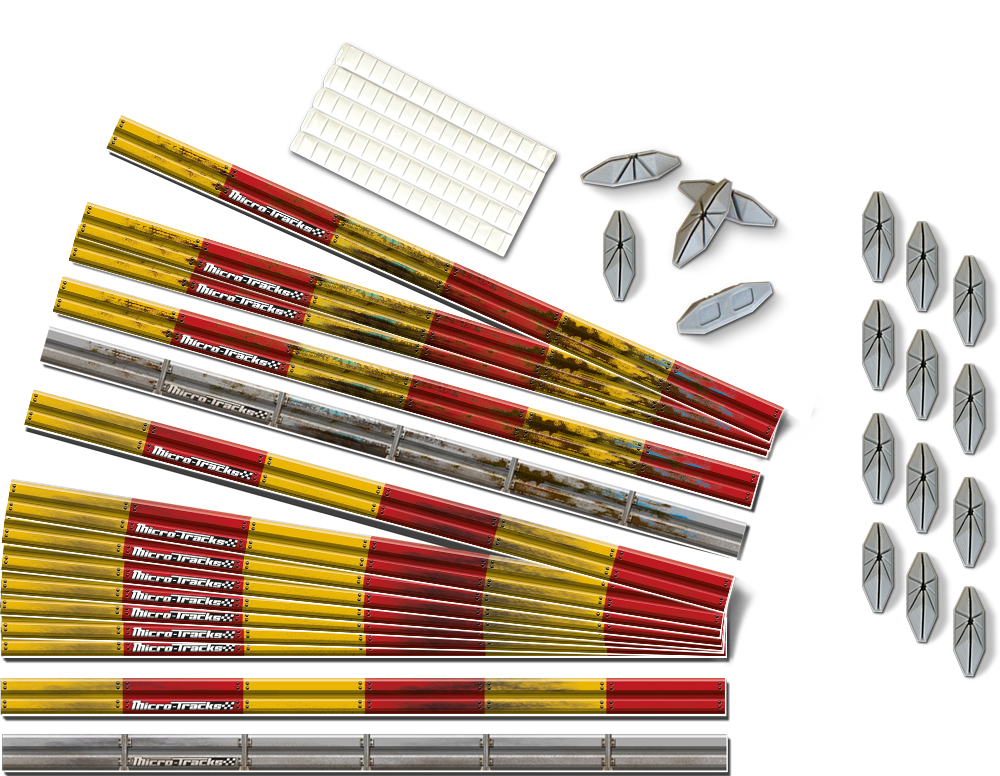 TrackGuards Rot/Gelb – 7,5 m Set
